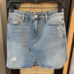 Denim Blue Jean Mini Skirt